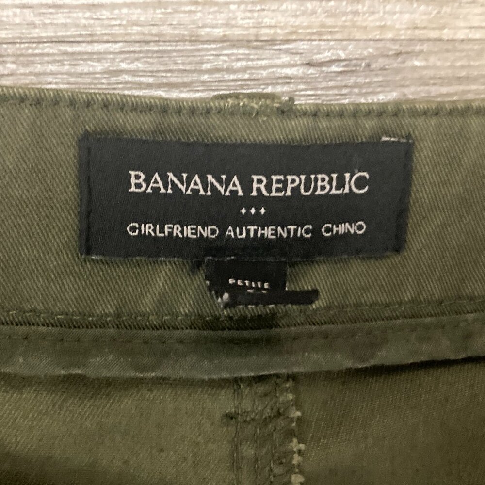 Banana Republic Girlfriend Authentic Chino Pants Size 0P